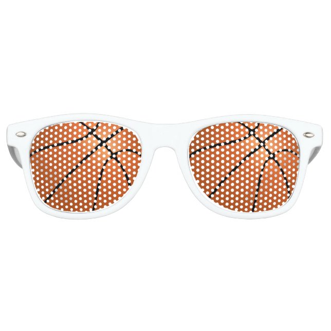 Basketball-Ball-Sportfan Partybrille (Vorderseite)