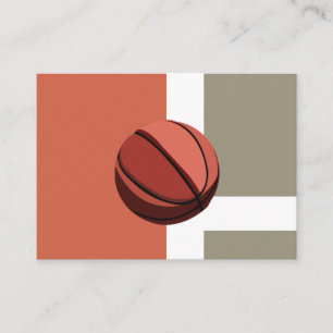 Basketball Ball Sports Coach Visitenkarte