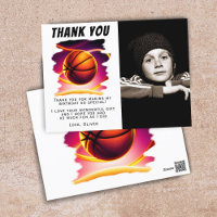 Basketball Ball Sports Foto Geburtstag Vielen Dank