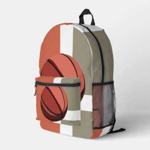 Basketball Ball Sports Player Team Bedruckter Rucksack