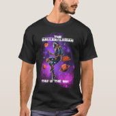 Basketball Balleralorian Astranaut Graphics T-Shirt (Vorderseite)