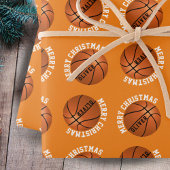 Basketball Balls Kinder Sport zum Frohen Weihnacht Geschenkpapier Set