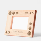 Basketball Balls Spielername Geätzte Rahmen (Links)