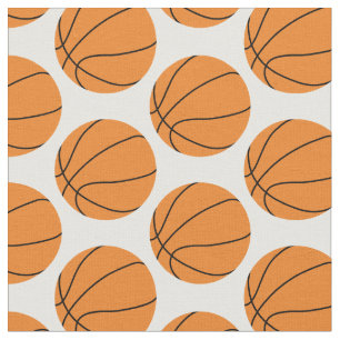 Basketball Balls Sport Weißer Hintergrund Stoff