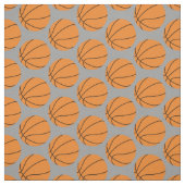 Basketball Balls Sportgrau Stoff (Muster)
