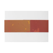 Basketball Bar Bat Mitzvah Envelope Wrap Band (Rückseitenbeispiel)