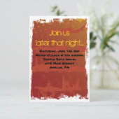 Basketball Bar Mitzvah Party Card Einladung (Stehend Vorderseite)