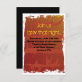 Basketball Bar Mitzvah Party Card Einladung (Vorne/Hinten)