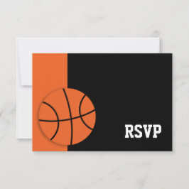 Basketball Bar Mitzvah UAWG RSVP Karte