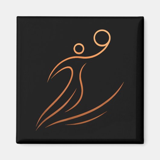 Basketball Baseball 1 Magnet (Vorne)