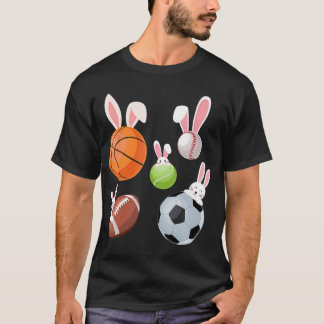 Basketball Baseball Fußball Fußball Fußball Sport  T-Shirt