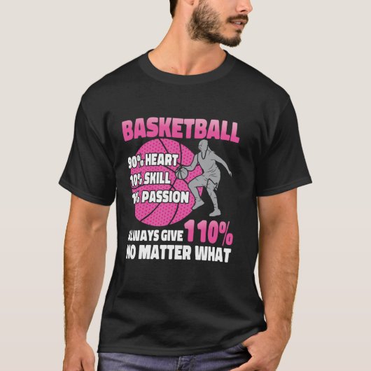 Basketball Basketball 90 Herz 10 Geschicklichkeit  T-Shirt (Vorderseite)