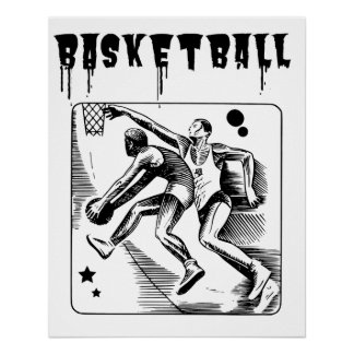 Basketball-Basketball-Basketball-Baller Sport Poster