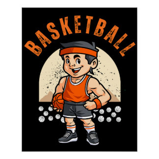 Basketball-Basketball-Basketball-Baller Sport Poster