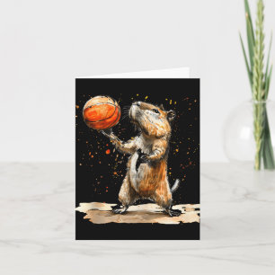 Basketball-Basketball-Basketball-Basketball-Basket Karte