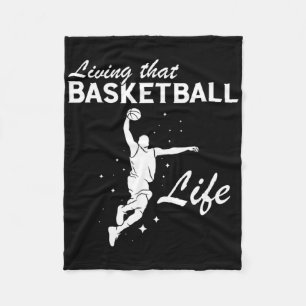 Basketball-Basketball-Basketball-Spieler Dunk Bask Fleecedecke