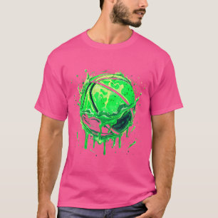 Basketball Basketball Basketball Zeichnend Wasser T-Shirt