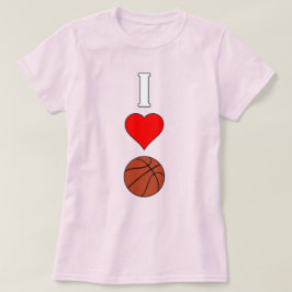 Basketball-Basketball-Basketballspieler für Frauen T-Shirt