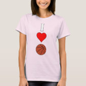 Basketball-Basketball-Basketballspieler für Frauen T-Shirt (Vorderseite)