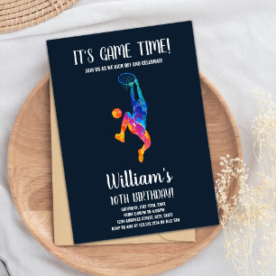 Basketball Basketball Einladungen zum Geburtstag