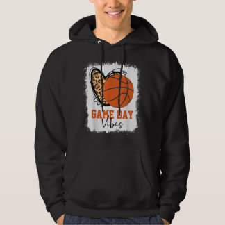 Basketball Basketball Game Day Vibes Basketball Ma Hoodie