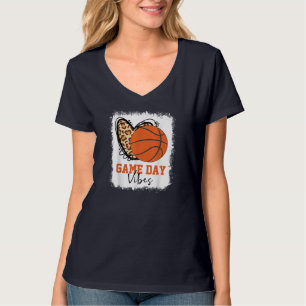 Basketball Basketball Game Day Vibes Basketball Ma T-Shirt