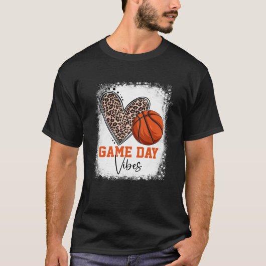 Basketball Basketball Game Day Vibes Basketball Ma T-Shirt (Vorderseite)