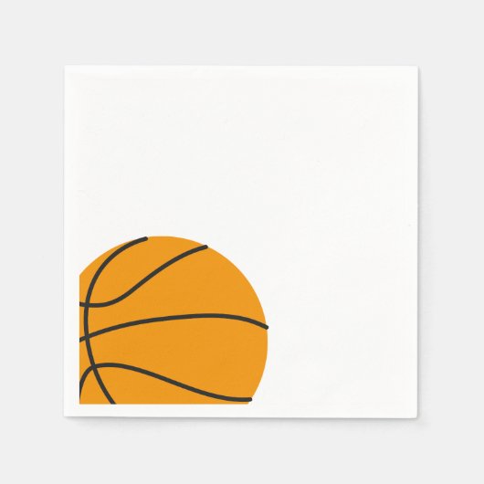 Basketball, Basketball, Liebe Serviette (Vorderseite)