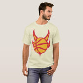 Basketball-Basketball-Logo T-Shirt (Vorne ganz)