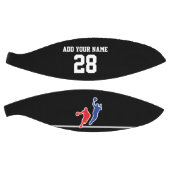 Basketball / Basketball nach Maß, schwarz und weiß (Panele)