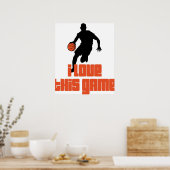 Basketball Basketball Poster (Küche)
