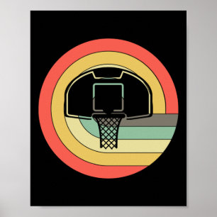 Basketball Basketball Spieler Retro Basketball Boy Poster