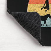 Basketball-Basketball-Trainer Esel für Sport Mousepad (Ecke)