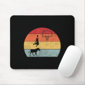 Basketball-Basketball-Trainer Esel für Sport Mousepad (Mit Mouse)