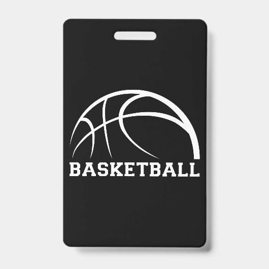 Basketball-Basketballdesign Ausweis (Front)