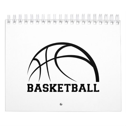 Basketball-Basketballdesign Kalender (Titelbild)