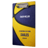 Basketball-Basketballname Klemmbrett (Links)