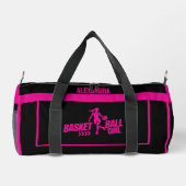 Basketball, Basketballspielerin, Team, Geschenk Duffle Bag (Rückseite)