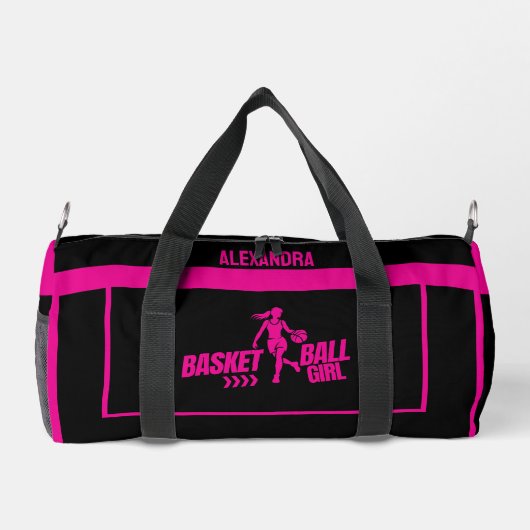 Basketball, Basketballspielerin, Team, Geschenk Duffle Bag (Rückseite)