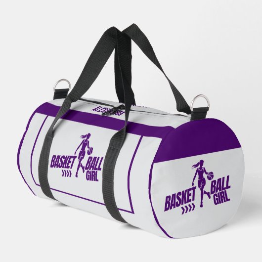 Basketball, Basketballspielerin, Team, Geschenk Duffle Bag (Linke Seite)