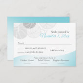 Basketball Bat Mitzvah Reaktion RSVP Karte (Vorne/Hinten)