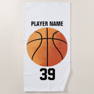 Basketball Beach Handtuch