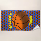 Basketball Beach Handtuch (Vorderseite)
