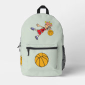 Basketball Bedruckter Rucksack (Vorderseite)