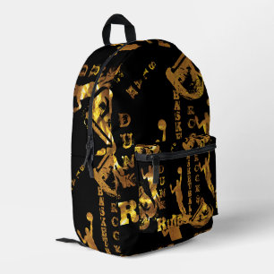 BASKETBALL BEDRUCKTER RUCKSACK