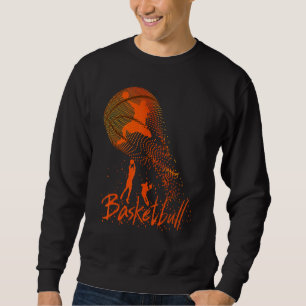 Basketball Begriffe Spieler Bball Sport Trainer Fa Sweatshirt
