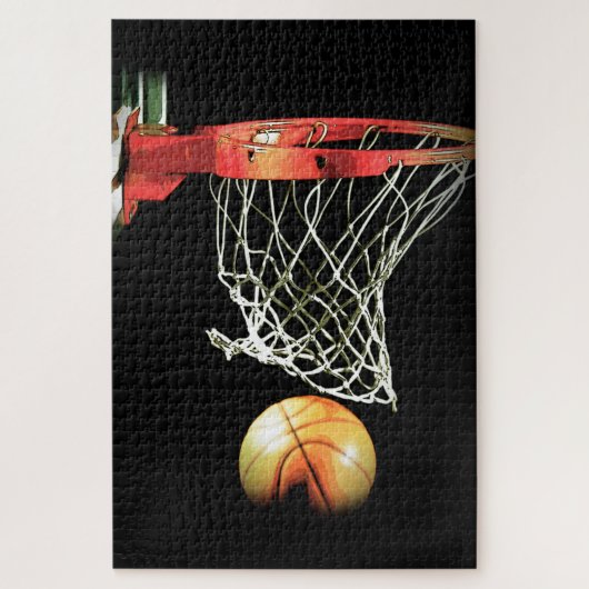 Basketball - Beliebte Sportart Puzzle (Vertikal)