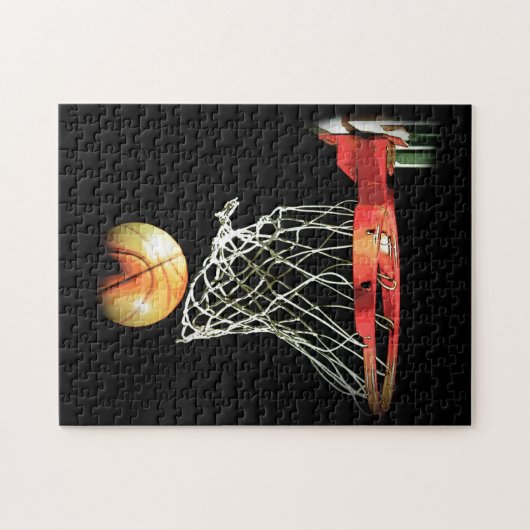 Basketball - Beliebte Sportart Puzzle (Horizontal)