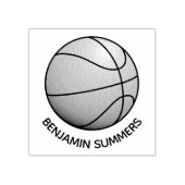 Basketball benutzerdefinierter Name Gummistempel (Prägung)