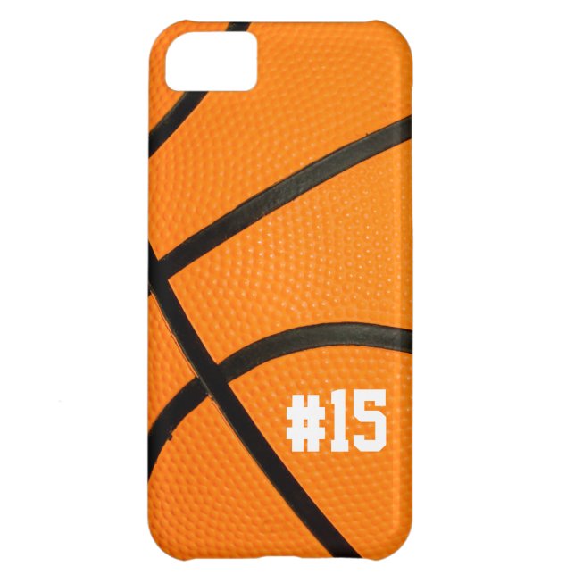 Basketball-Beschaffenheit personalisiert # Fall Case-Mate iPhone Hülle (Rückseite)